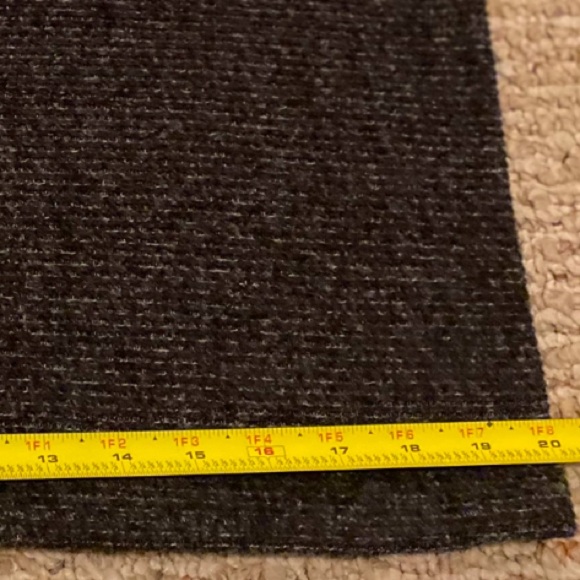 Matty M grey ribbed long sleeve ribbed shirt with mock neck size Medium oversize - Picture 11 of 11